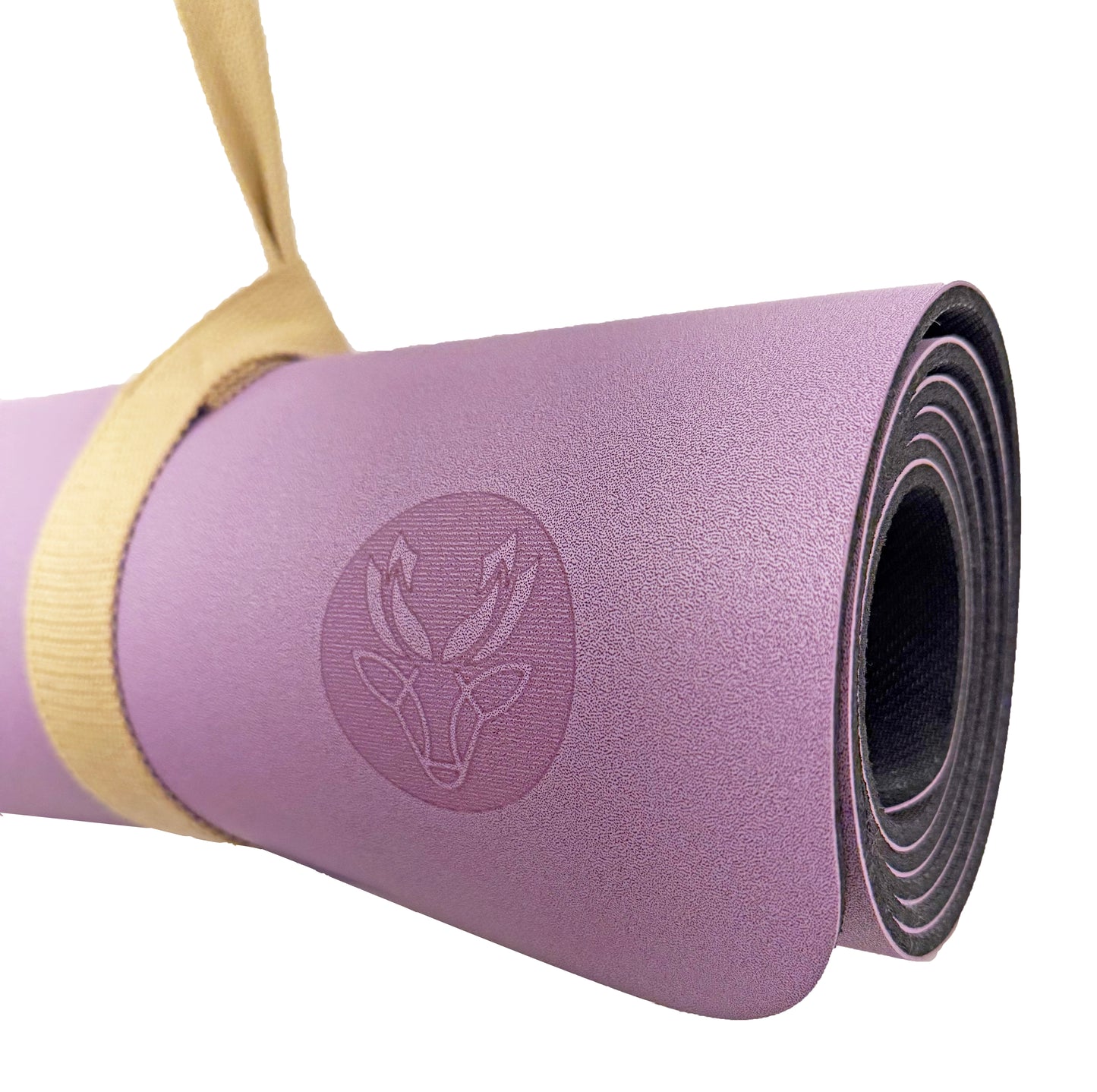 Lotus PU Non-Slip Namaste Premium Yoga Mat (4.5mm) Purple - Lotus et Moi