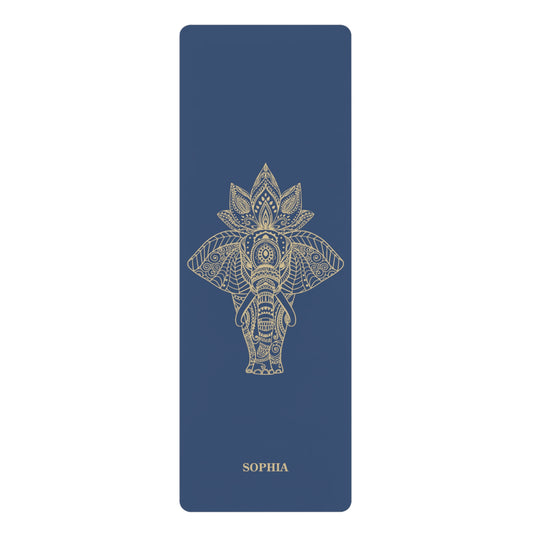 Personalized Yoga Mat | Elephant | Non-Slip, Comfort, Extra Stability - Lotus et Moi