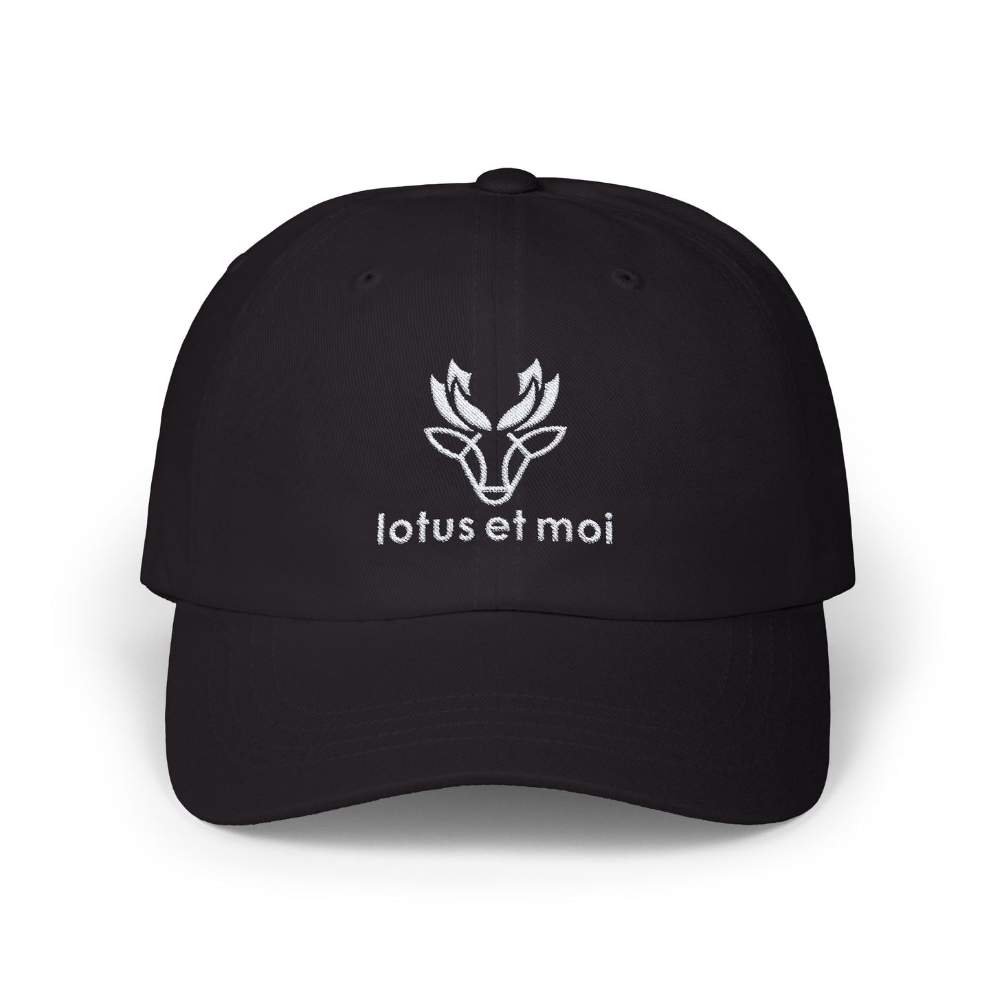 lotus et moi Logo Embroidered Baseball Cap - Lotus et Moi