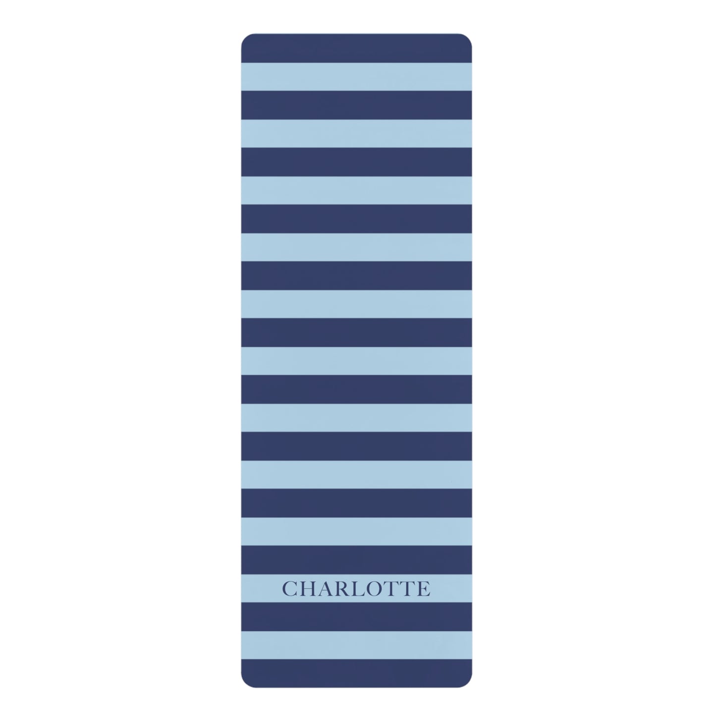 Stripes Personalized Yoga Mat | Non-Slip, Comfort, Extra Stability - Lotus et Moi