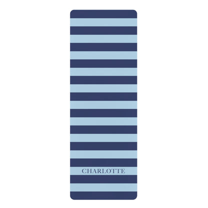 Stripes Personalized Yoga Mat | Non-Slip, Comfort, Extra Stability - Lotus et Moi