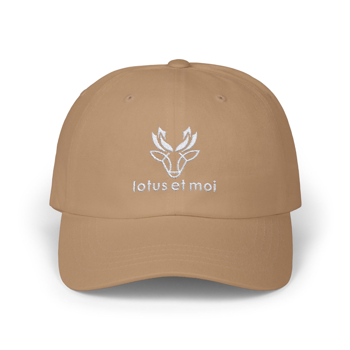 lotus et moi Logo Embroidered Baseball Cap - Lotus et Moi