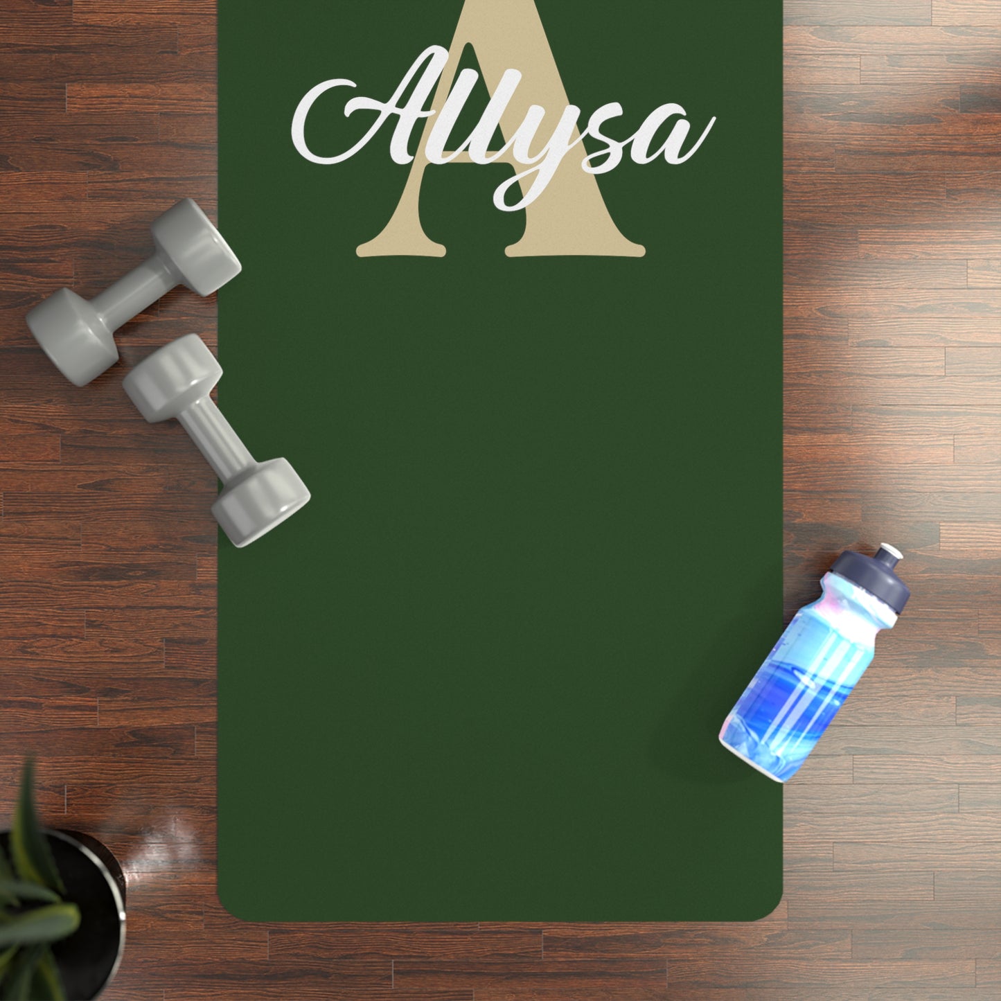 Initial Personalized Yoga Mat | Non-Slip, Comfort, Extra Stability - Lotus et Moi