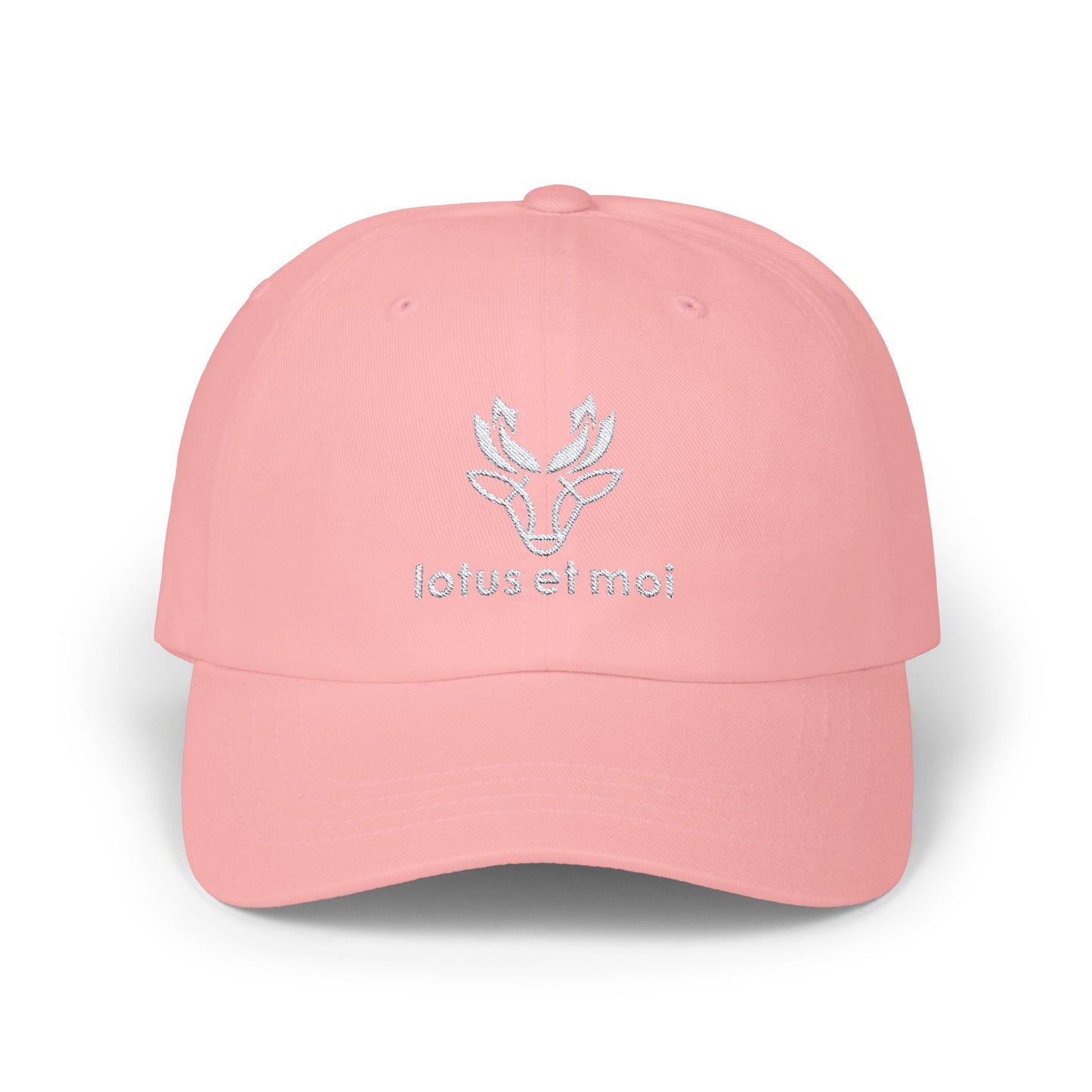 lotus et moi Logo Embroidered Baseball Cap - Lotus et Moi