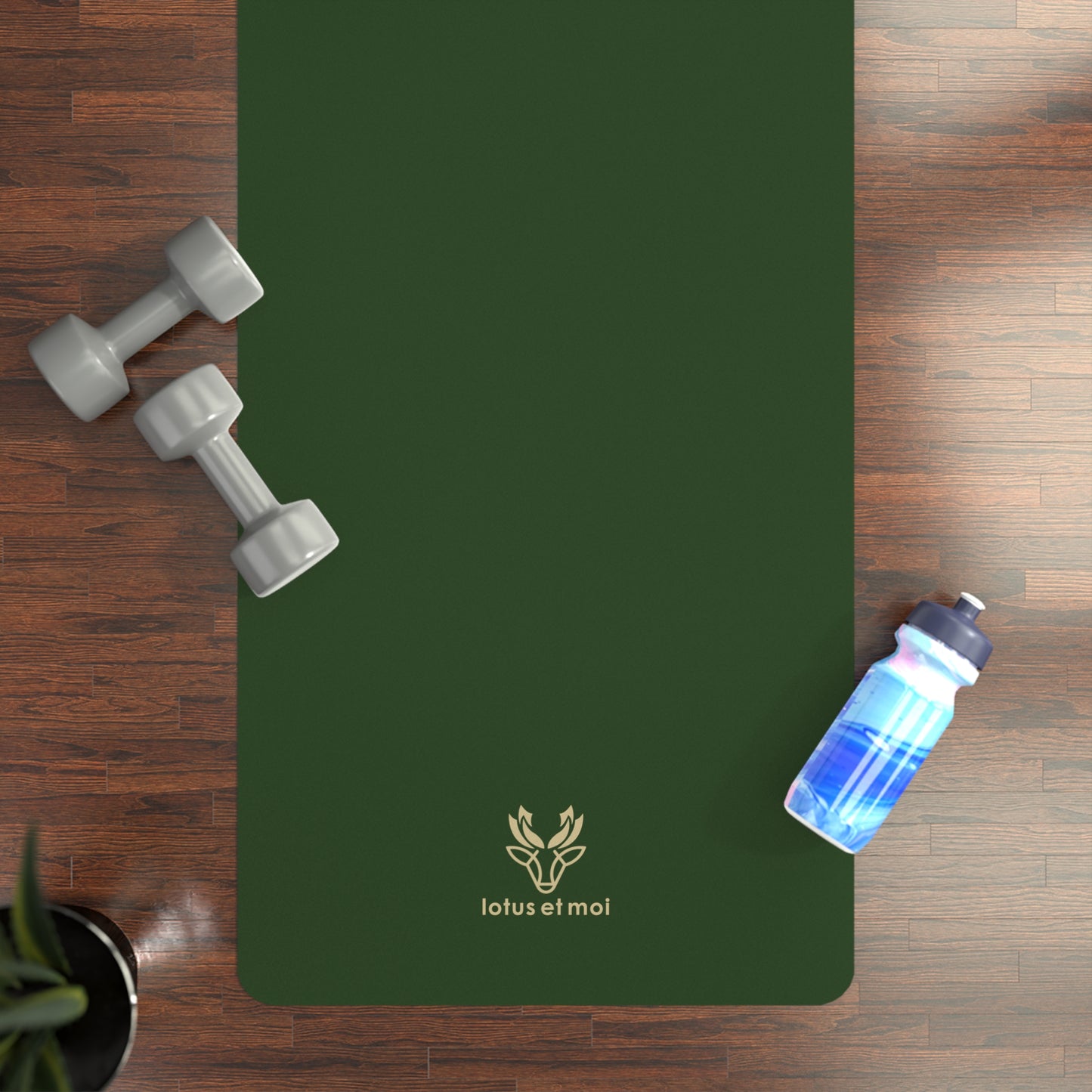 Lotus et Moi Logo Yoga Mat | Non-Slip, Comfort, Extra Stability - Lotus et Moi