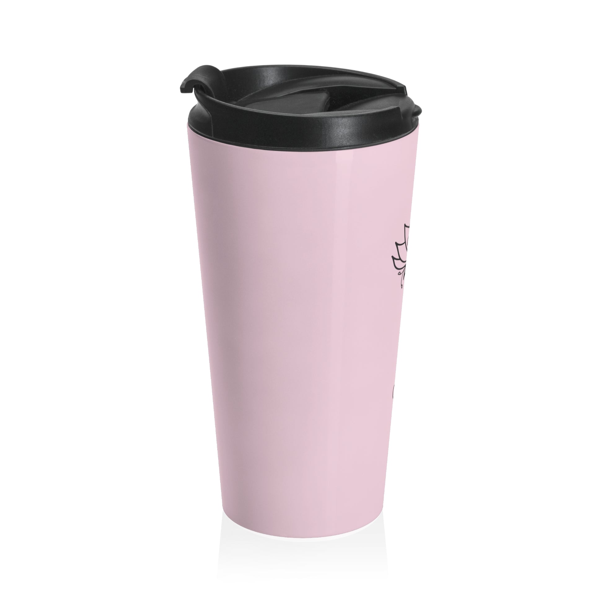 Lotus Personalized Tumbler | Insulated Travel Mug 15oz | Dishwasher Safe, Leak Proof - Lotus et Moi