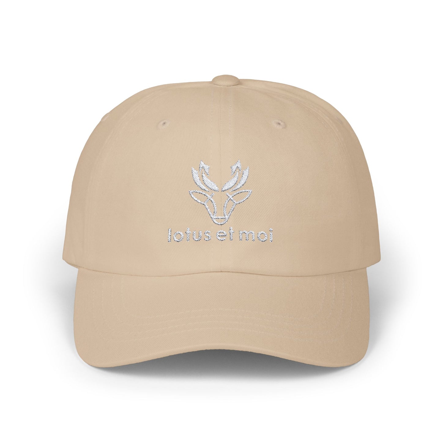 lotus et moi Logo Embroidered Baseball Cap - Lotus et Moi