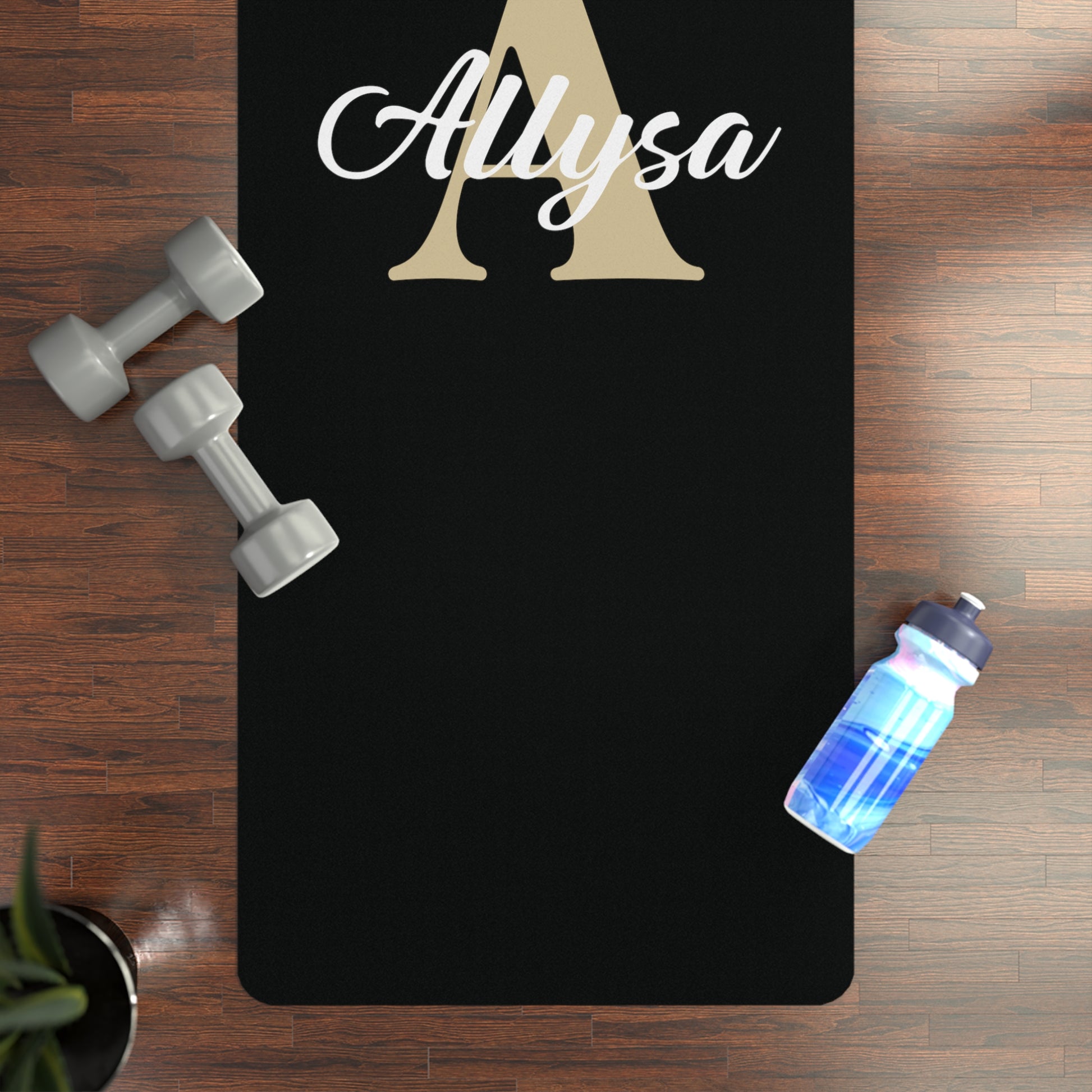 Initial Personalized Yoga Mat | Non-Slip, Comfort, Extra Stability - Lotus et Moi