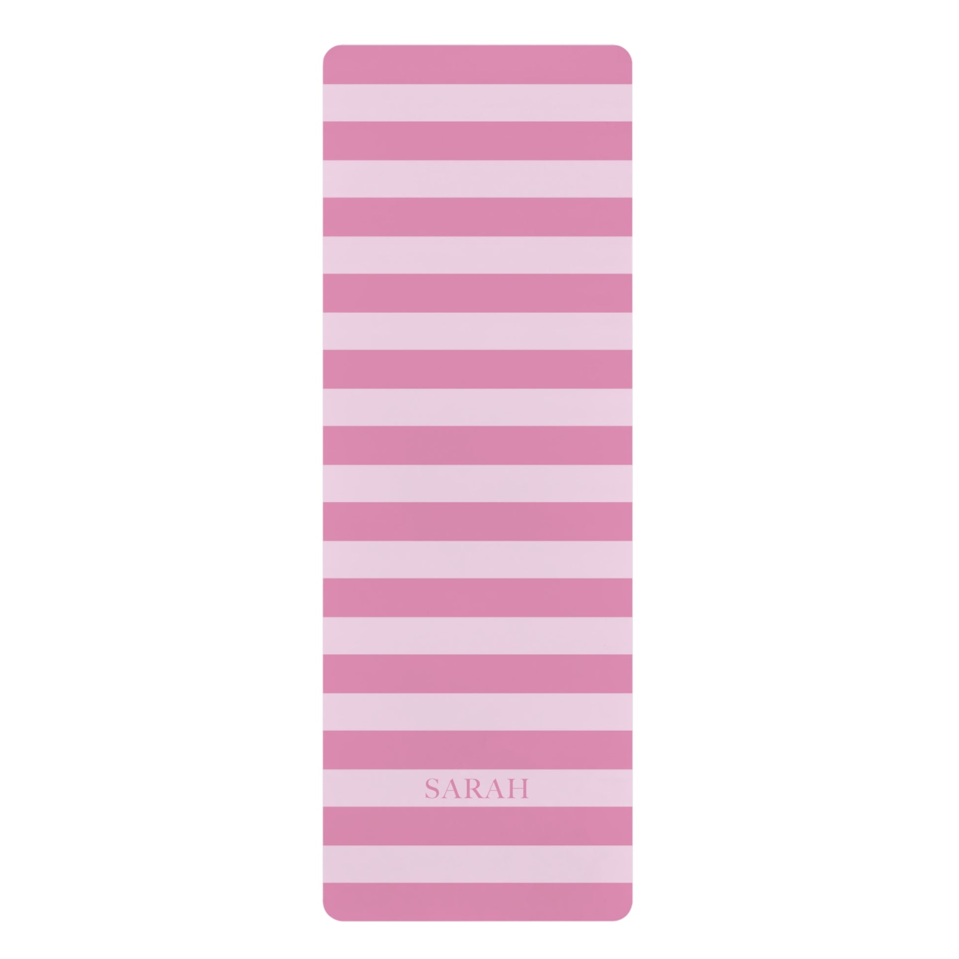 Stripes Personalized Yoga Mat | Non-Slip, Comfort, Extra Stability - Lotus et Moi