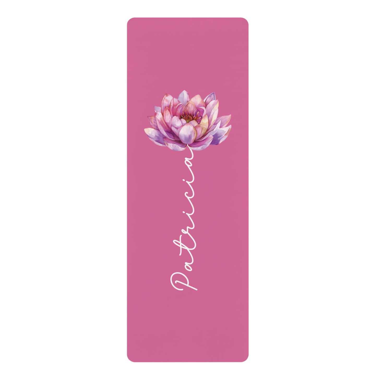 Personalized Yoga Mat | Lotus Watercolor | Non-Slip, Comfort, Extra Stability - Lotus et Moi