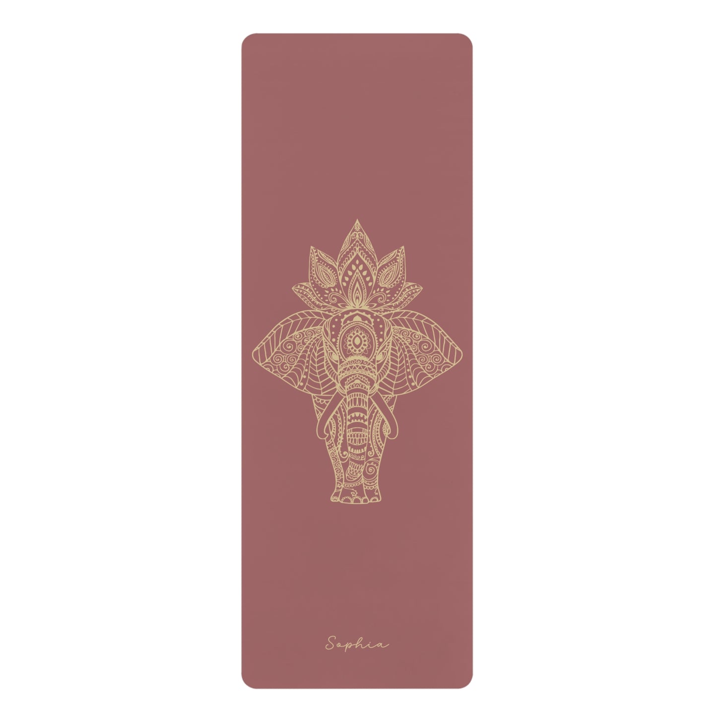 Mandala Elephant Personalized Premium Yoga Mat