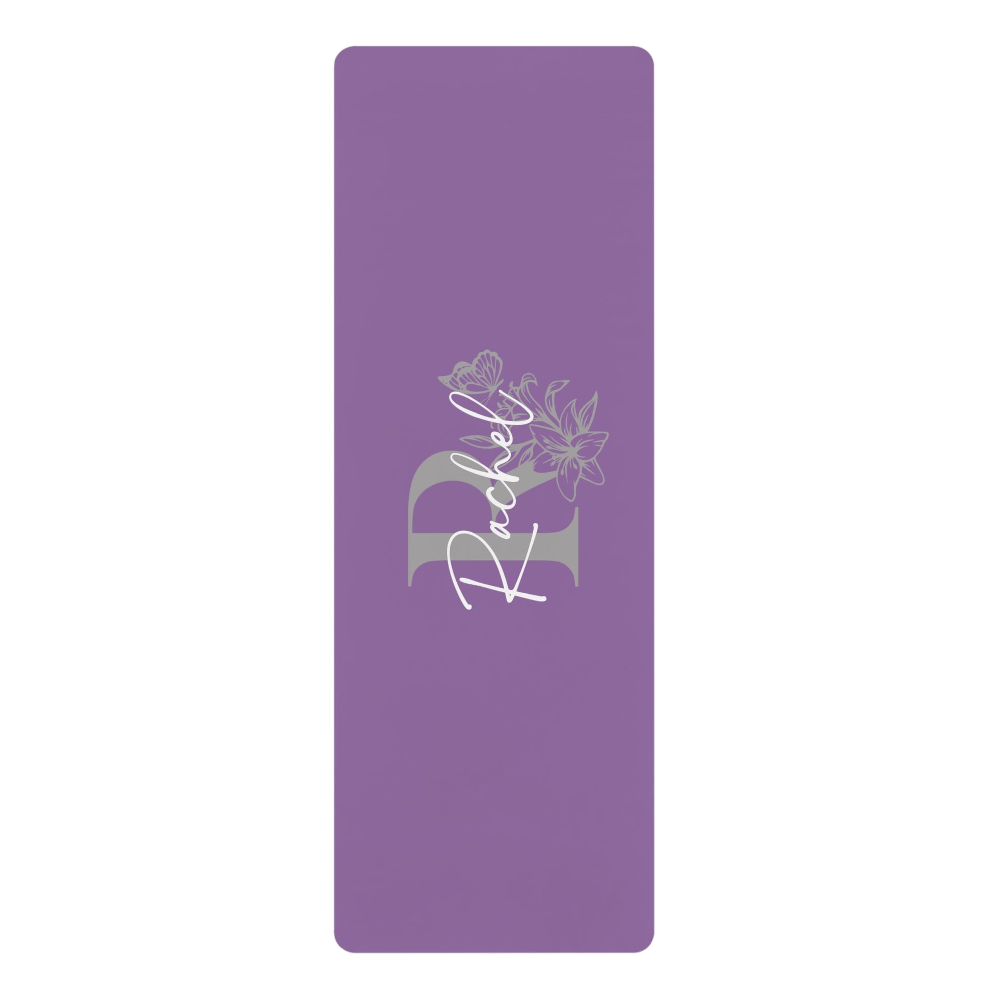 Floral Monogram Personalized Yoga Mat | Non-Slip, Comfort, Extra Stability - Lotus et Moi