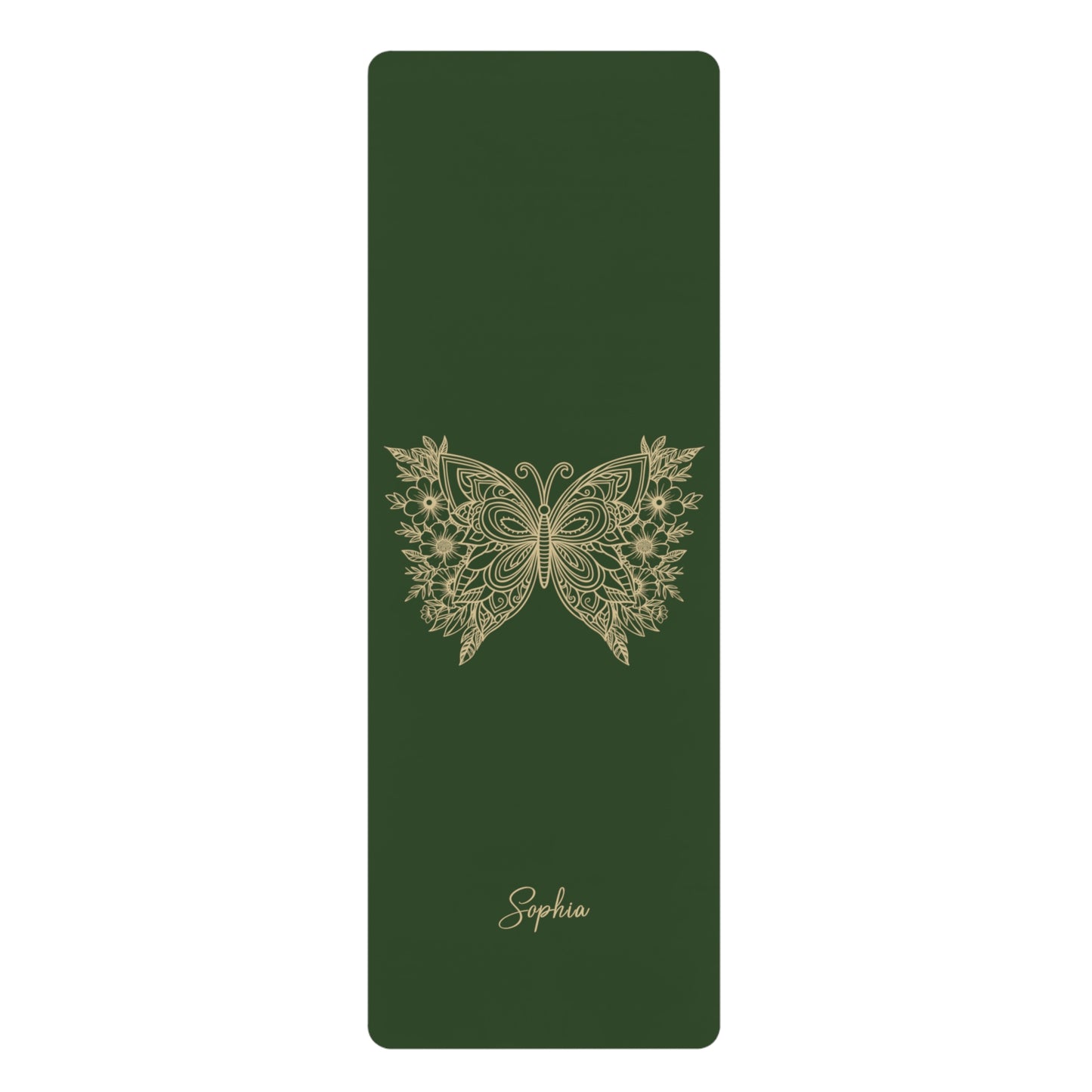 Personalized Yoga Mat | Butterfly | Non-Slip, Comfort, Extra Stability - Lotus et Moi