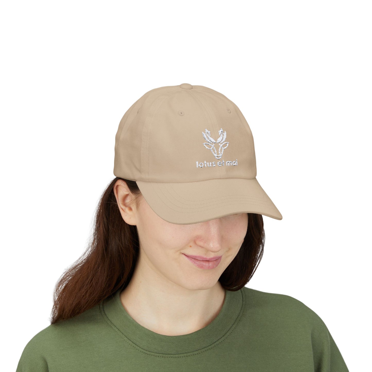 lotus et moi Logo Embroidered Baseball Cap - Lotus et Moi