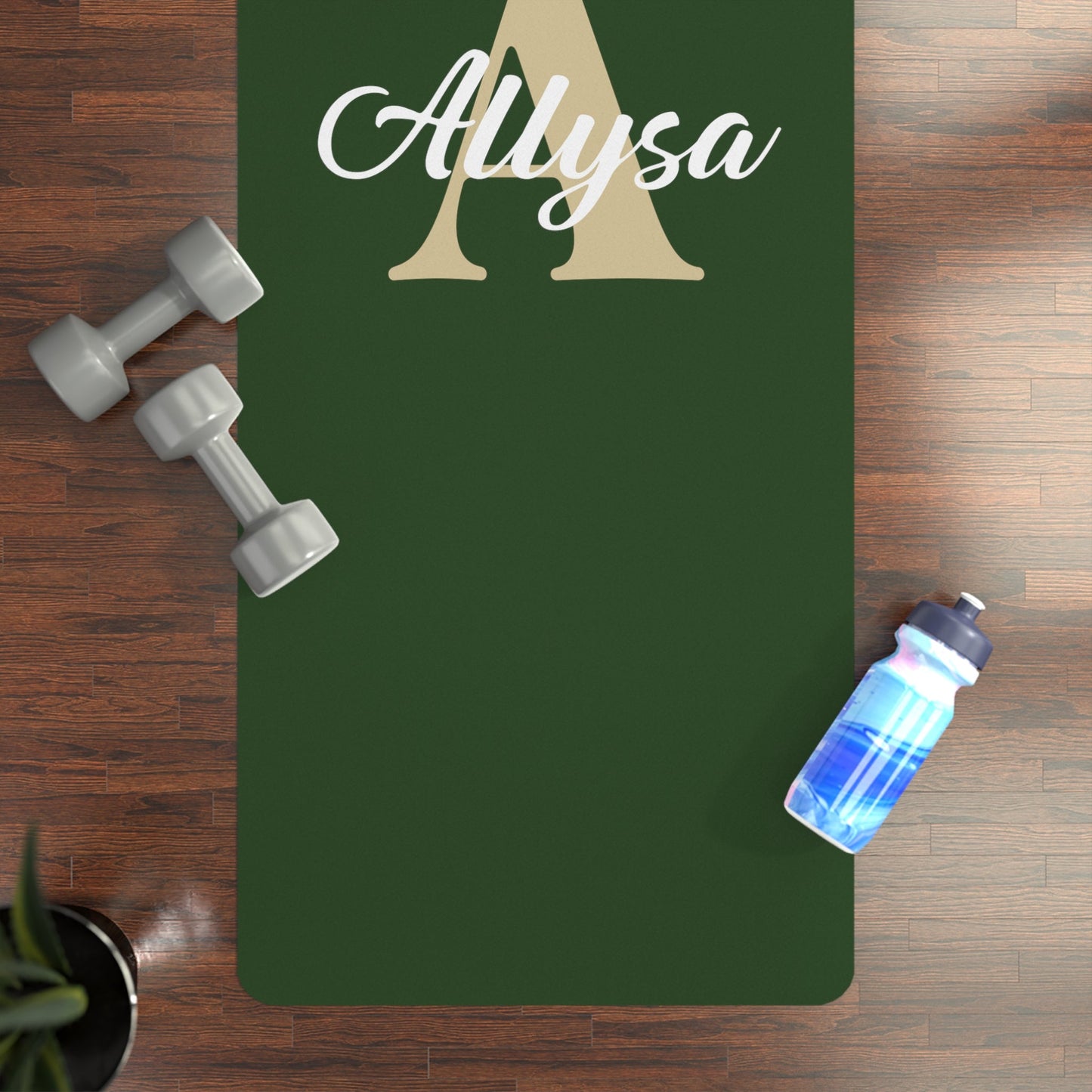 Initial Personalized Yoga Mat | Non - Slip, Comfort, Extra Stability - Lotus et Moi