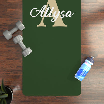 Initial Personalized Yoga Mat | Non - Slip, Comfort, Extra Stability - Lotus et Moi
