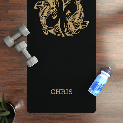 Japanese Koi Fish Yoga Mat | Non - Slip, Comfort, Extra Stability - Lotus et Moi