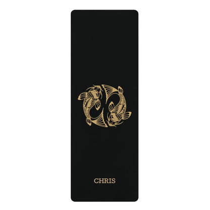 Japanese Koi Fish Yoga Mat | Non - Slip, Comfort, Extra Stability - Lotus et Moi