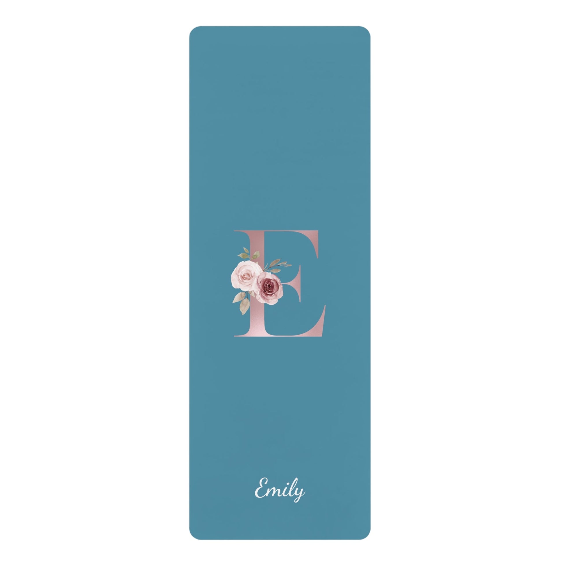 Letter Customized Flower Yoga Mat | Non - Slip, Comfort, Extra Stability - Lotus et Moi