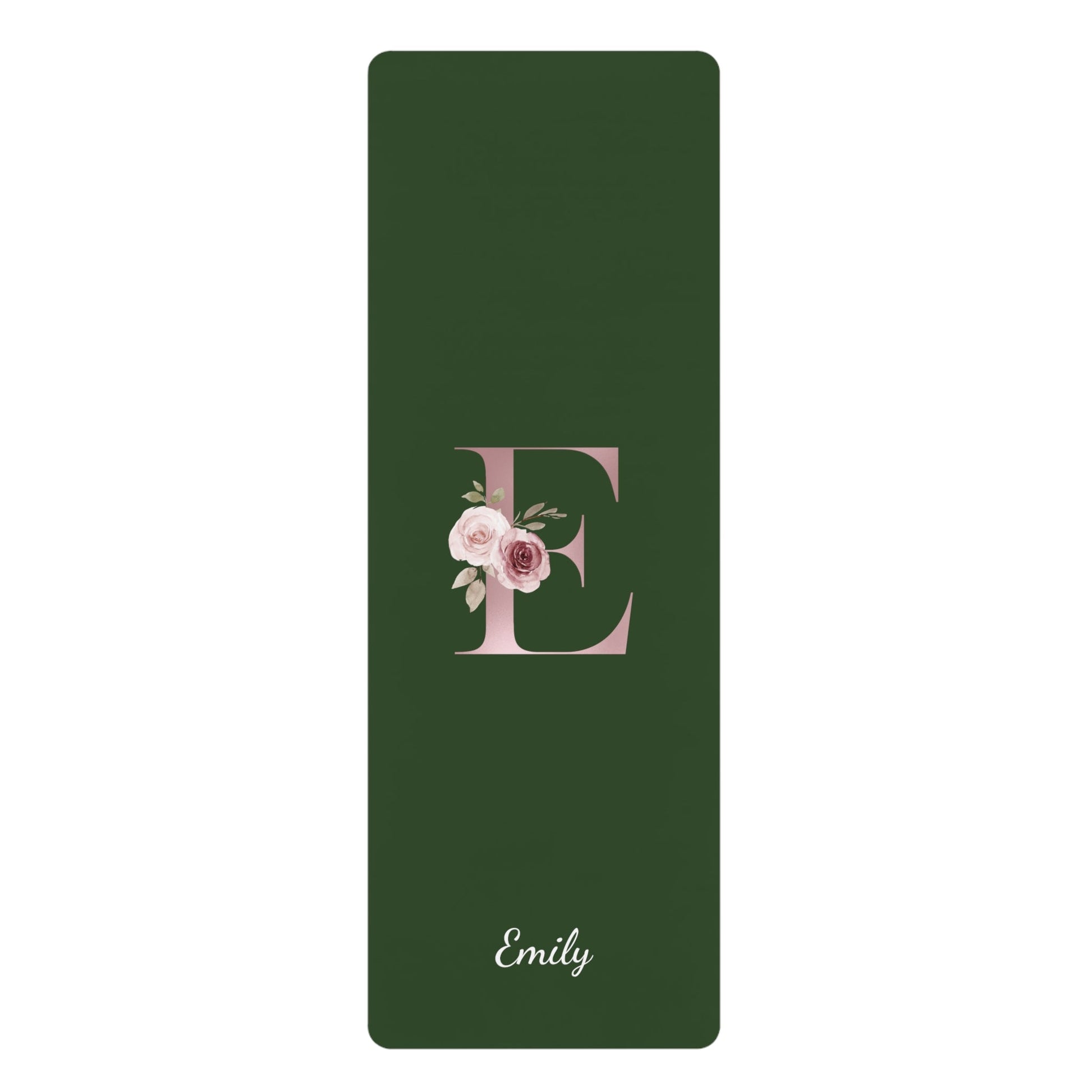 Letter Customized Flower Yoga Mat | Non - Slip, Comfort, Extra Stability - Lotus et Moi