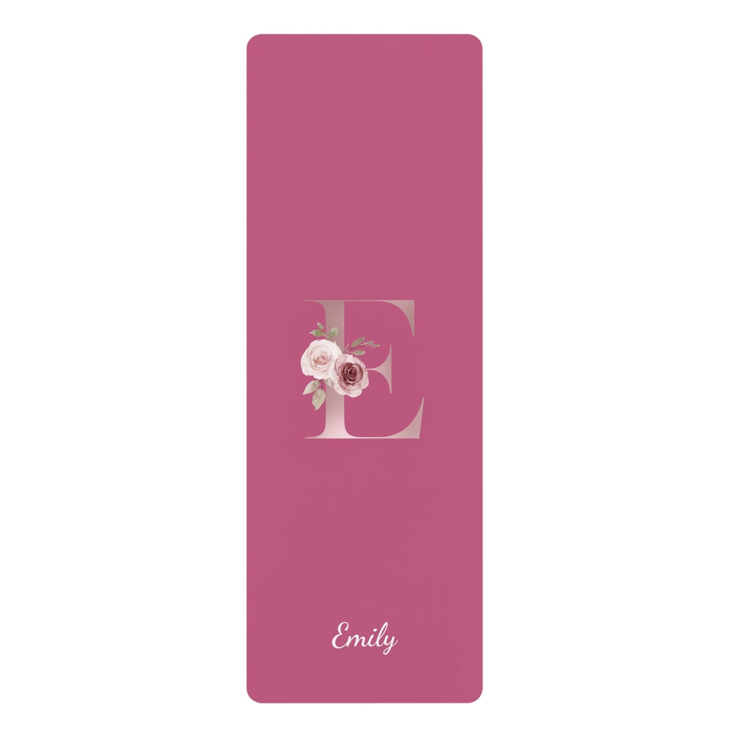 Letter Customized Flower Yoga Mat | Non - Slip, Comfort, Extra Stability - Lotus et Moi