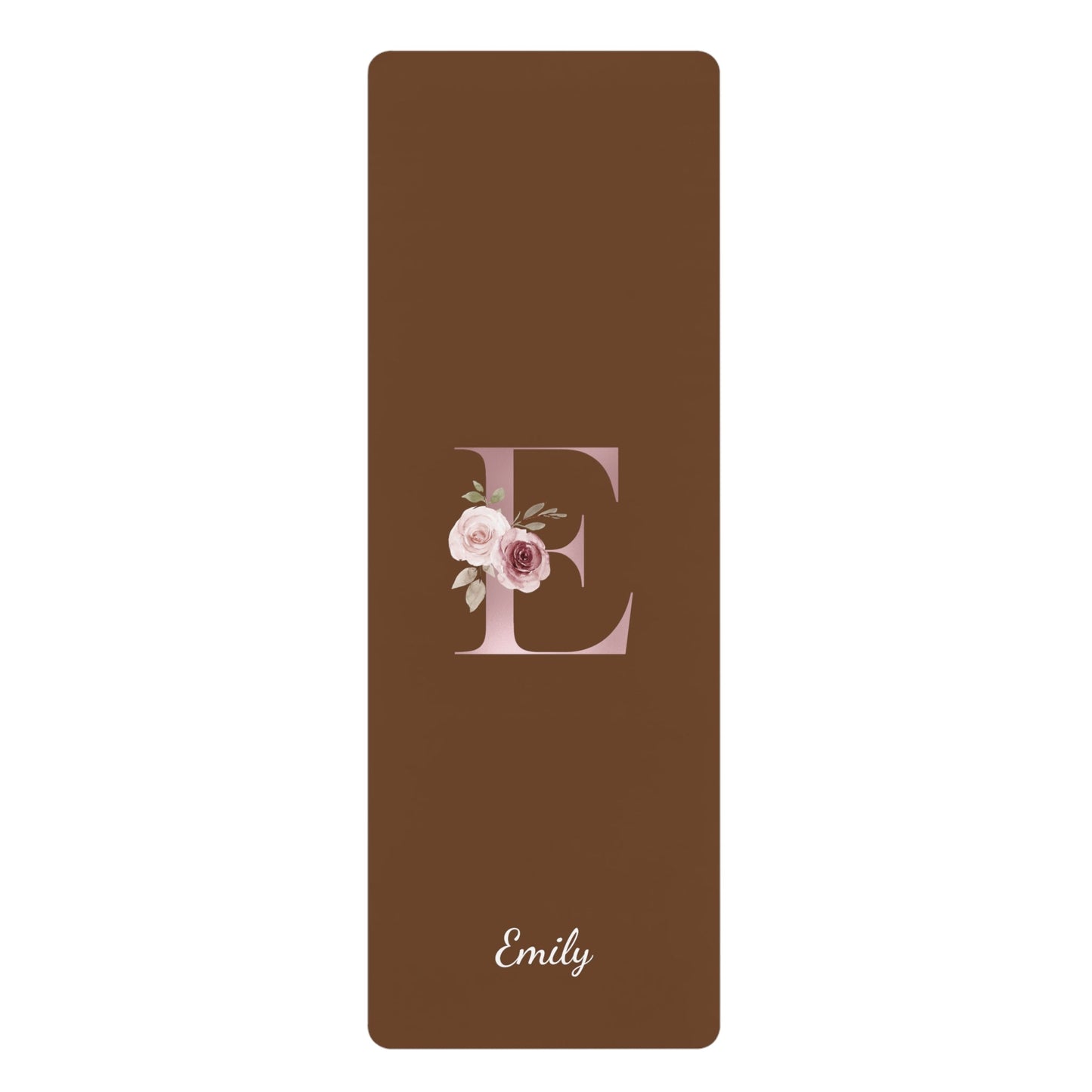 Letter Customized Flower Yoga Mat | Non - Slip, Comfort, Extra Stability - Lotus et Moi