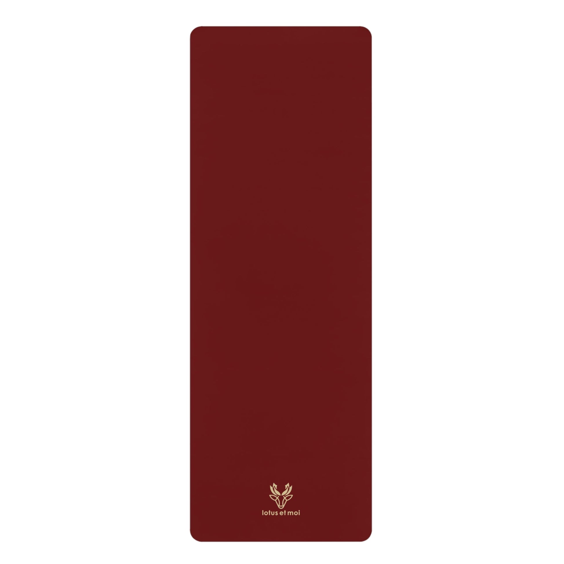 Lotus et Moi Logo Yoga Mat | Non - Slip, Comfort, Extra Stability - Lotus et Moi
