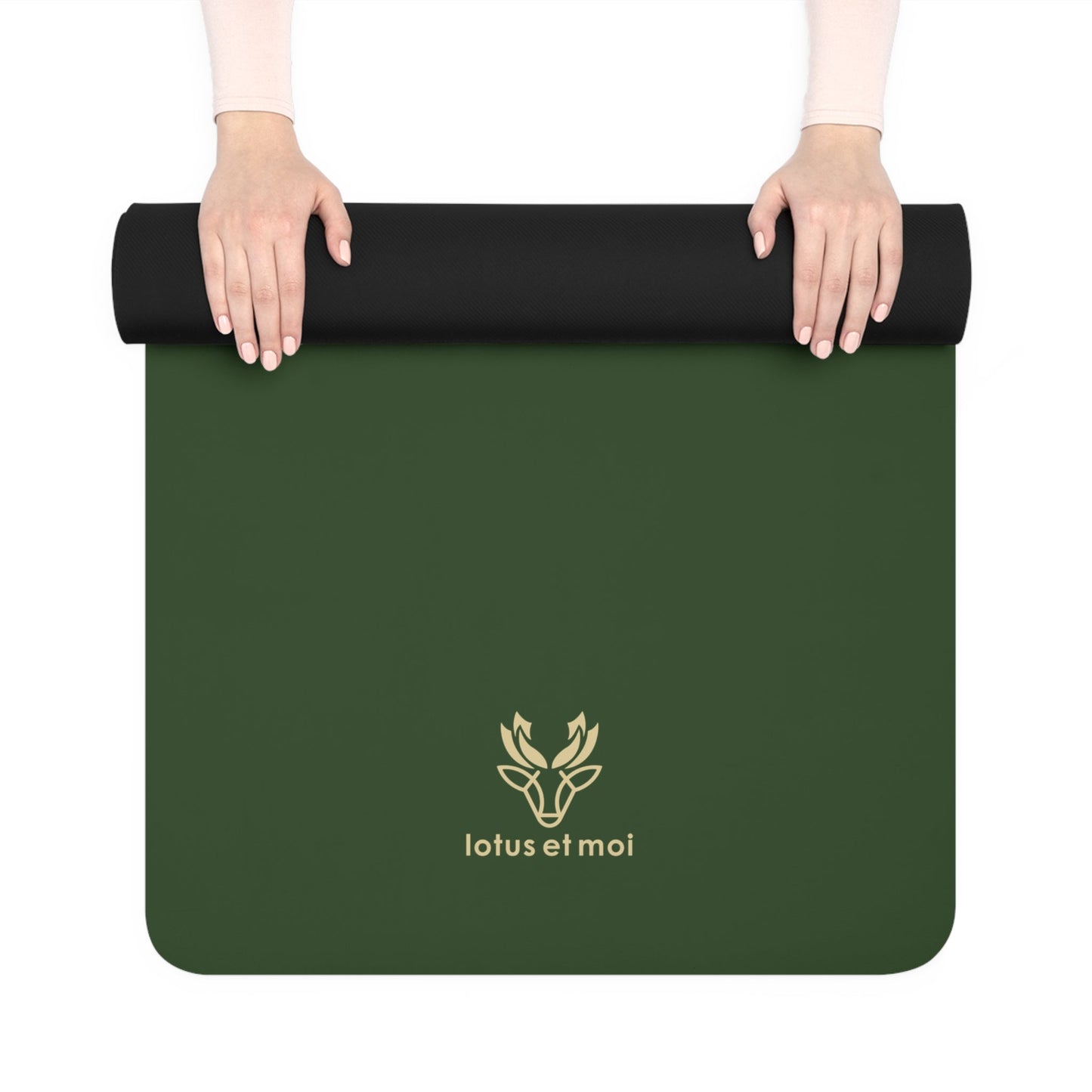 Lotus et Moi Logo Yoga Mat | Non - Slip, Comfort, Extra Stability - Lotus et Moi