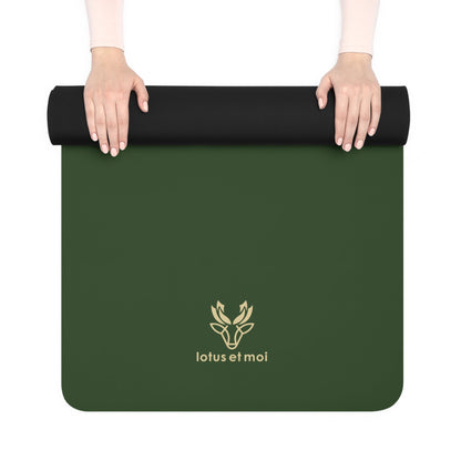 Lotus et Moi Logo Yoga Mat | Non - Slip, Comfort, Extra Stability - Lotus et Moi