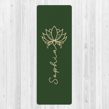 Lotus Personalized Yoga Mat | Non - Slip, Comfort, Extra Stability - Lotus et Moi