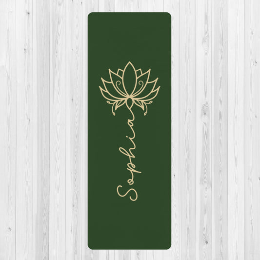 Lotus Personalized Yoga Mat | Non - Slip, Comfort, Extra Stability - Lotus et Moi
