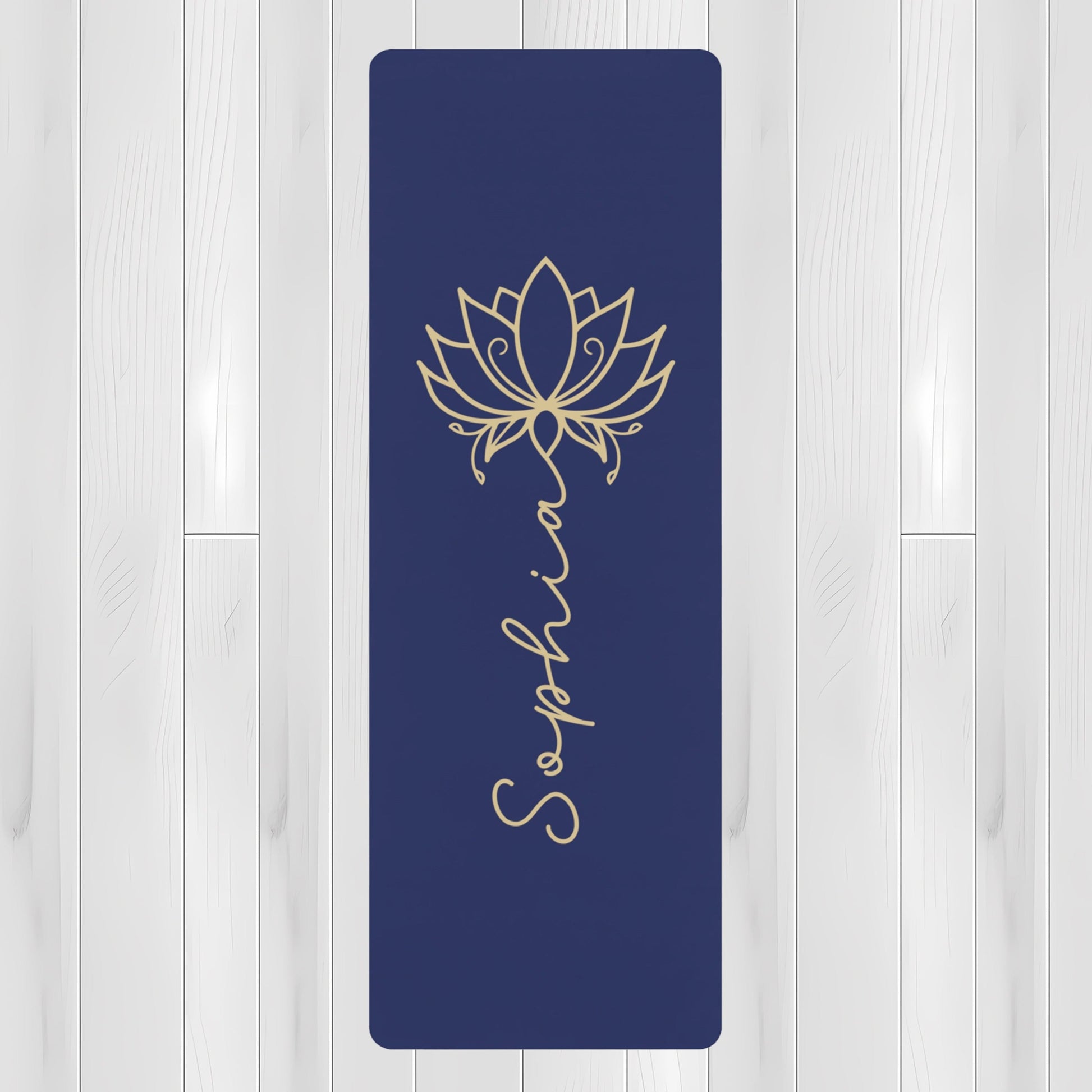 Lotus Personalized Yoga Mat | Non - Slip, Comfort, Extra Stability - Lotus et Moi