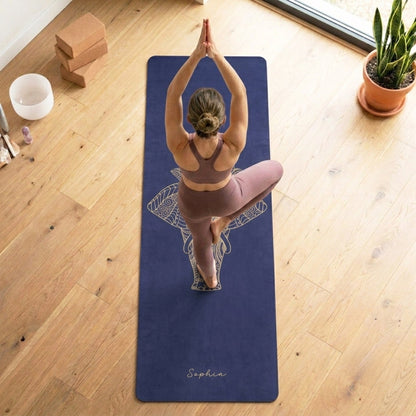 Mandala Elephant Personalized Premium Yoga Mat - Lotus et Moi