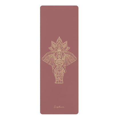 Mandala Elephant Personalized Premium Yoga Mat - Lotus et Moi