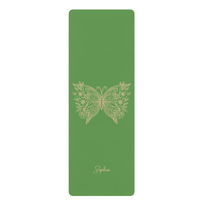 Personalized Yoga Mat | Butterfly | Non - Slip, Comfort, Extra Stability - Lotus et Moi