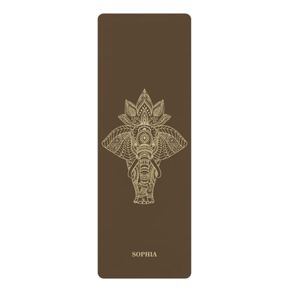Personalized Yoga Mat | Elephant | Non - Slip, Comfort, Extra Stability - Lotus et Moi