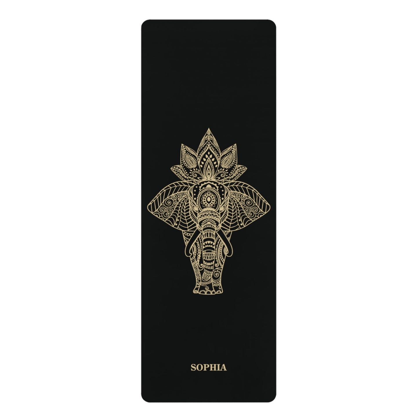 Personalized Yoga Mat | Elephant | Non - Slip, Comfort, Extra Stability - Lotus et Moi