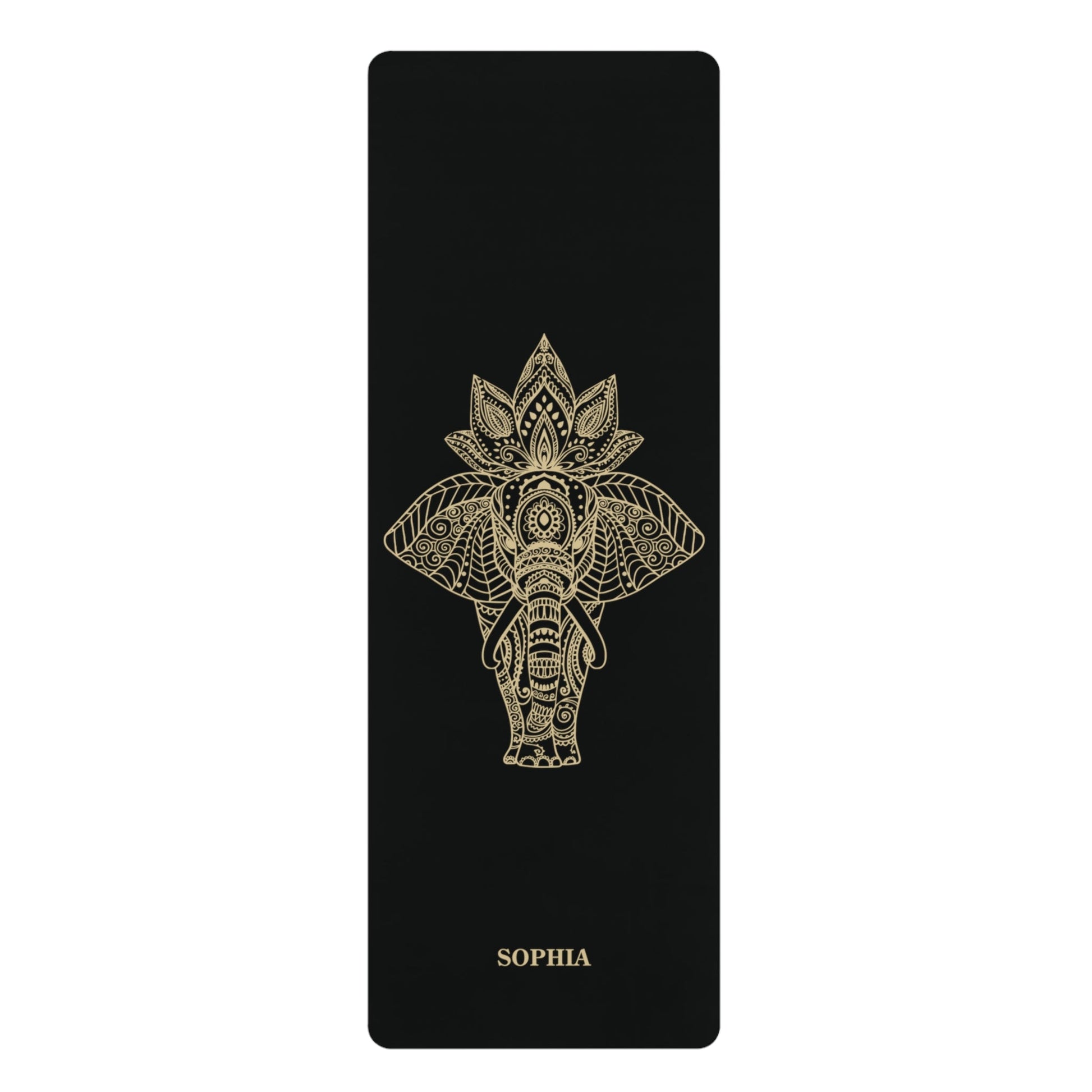 Personalized Yoga Mat | Elephant | Non - Slip, Comfort, Extra Stability - Lotus et Moi