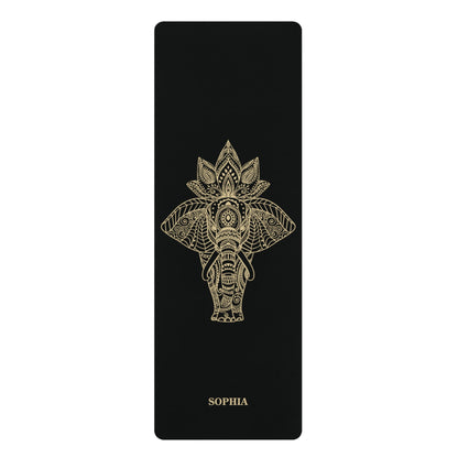 Personalized Yoga Mat | Elephant | Non - Slip, Comfort, Extra Stability - Lotus et Moi