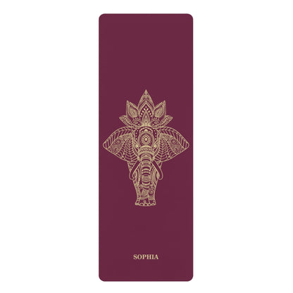 Personalized Yoga Mat | Elephant | Non - Slip, Comfort, Extra Stability - Lotus et Moi