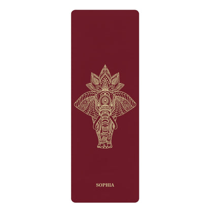 Personalized Yoga Mat | Elephant | Non - Slip, Comfort, Extra Stability - Lotus et Moi