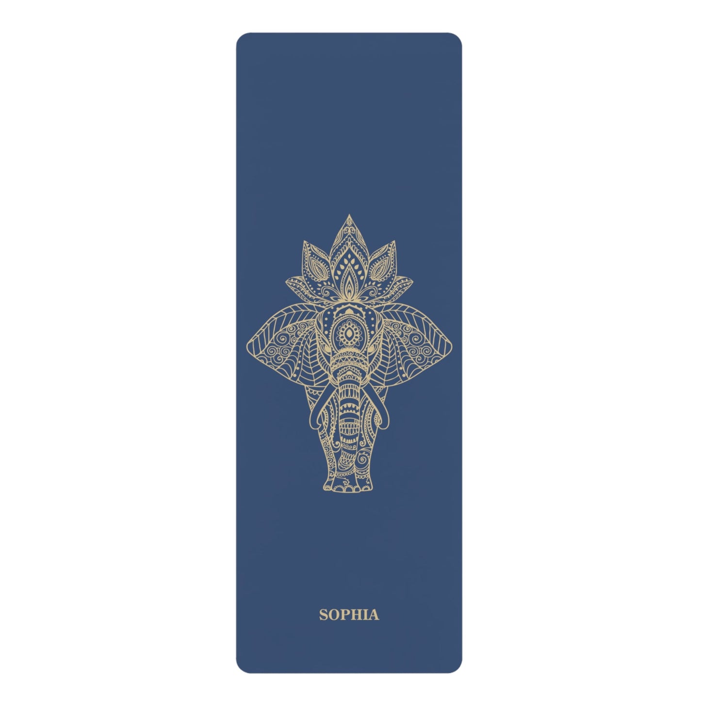 Personalized Yoga Mat | Elephant | Non - Slip, Comfort, Extra Stability - Lotus et Moi