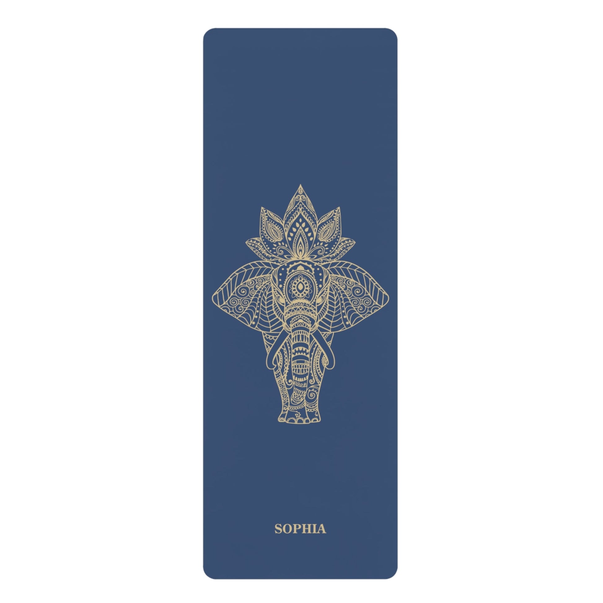 Personalized Yoga Mat | Elephant | Non - Slip, Comfort, Extra Stability - Lotus et Moi