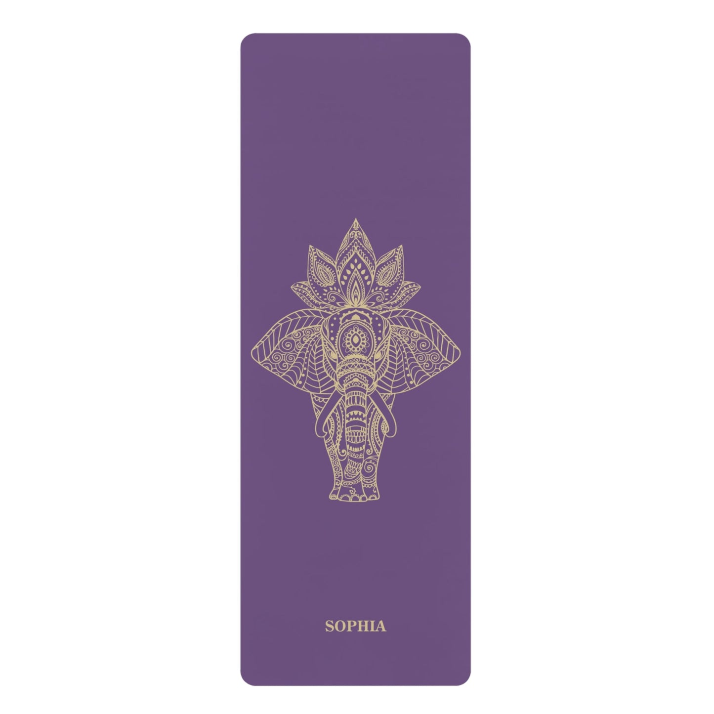 Personalized Yoga Mat | Elephant | Non - Slip, Comfort, Extra Stability - Lotus et Moi