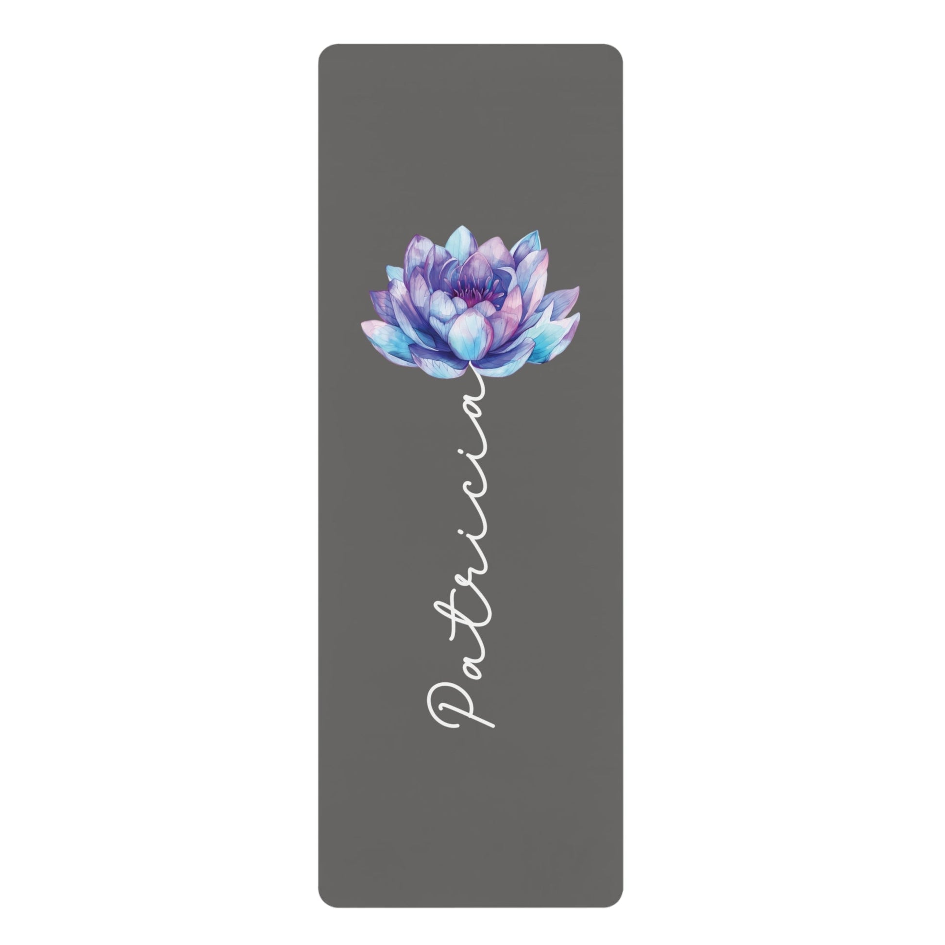 Personalized Yoga Mat | Lotus Watercolor | Non - Slip, Comfort, Extra Stability - Lotus et Moi