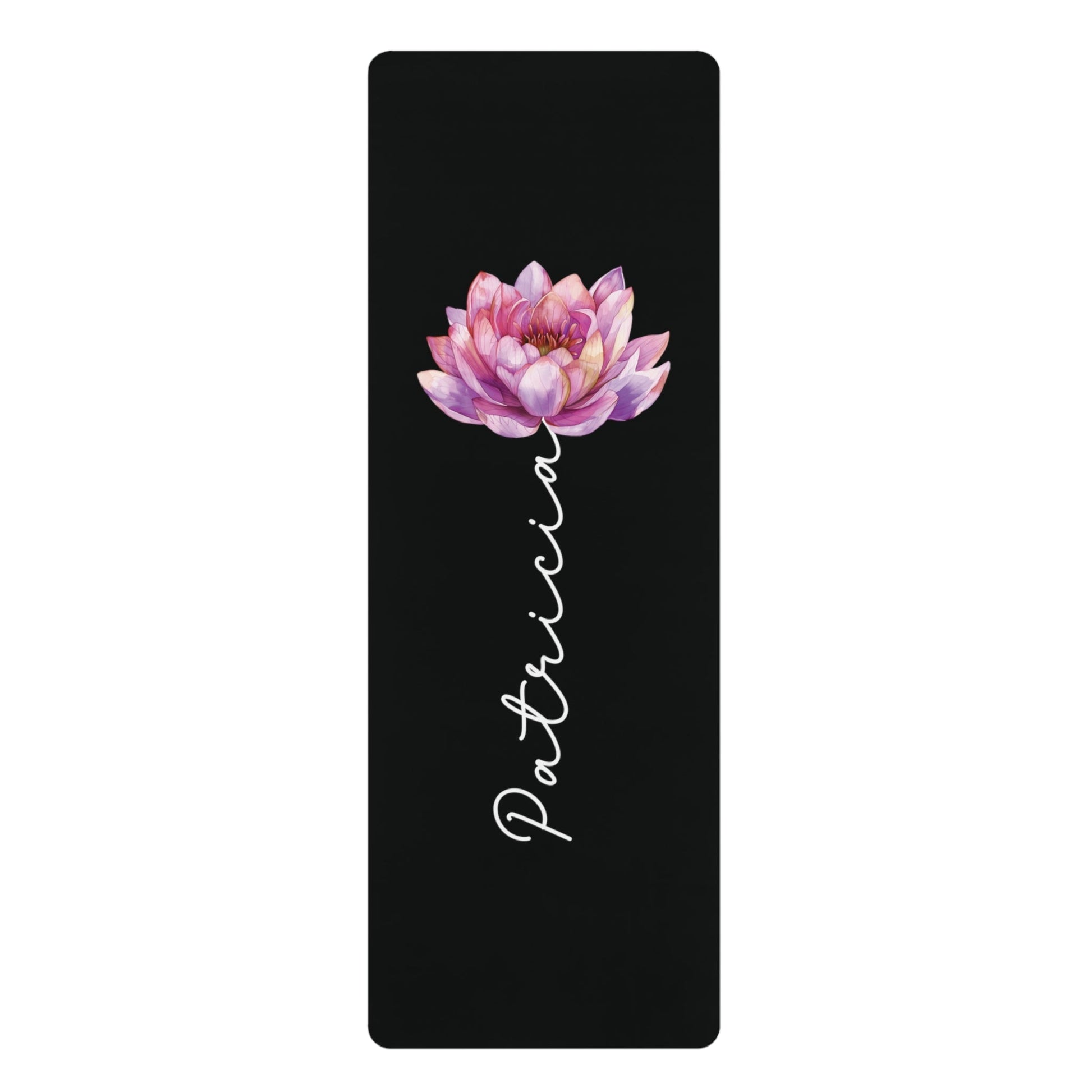 Personalized Yoga Mat | Lotus Watercolor | Non - Slip, Comfort, Extra Stability - Lotus et Moi