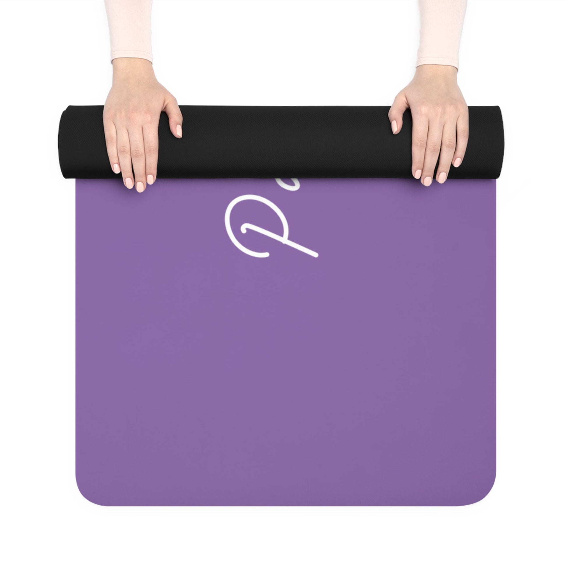 Personalized Yoga Mat | Lotus Watercolor | Non - Slip, Comfort, Extra Stability - Lotus et Moi