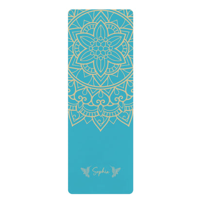Personalized Yoga Mat | Mandara, Birds | Non - Slip, Comfort, Extra Stability - Lotus et Moi